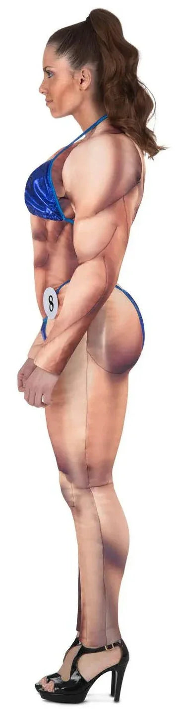 Disfraz de Culturista Fitness Musculosa para Mujer Culturistas Viving